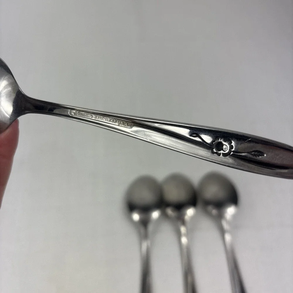 Sears Roebuck‎ Provincial Rose Stainless Soup Spoon 7 1/4